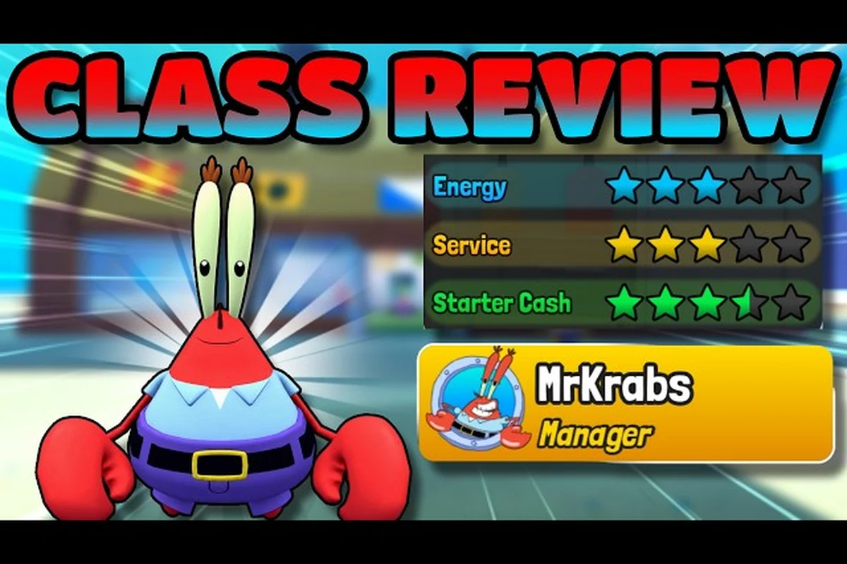 Save the Krusty Krab class unlock priority for new players