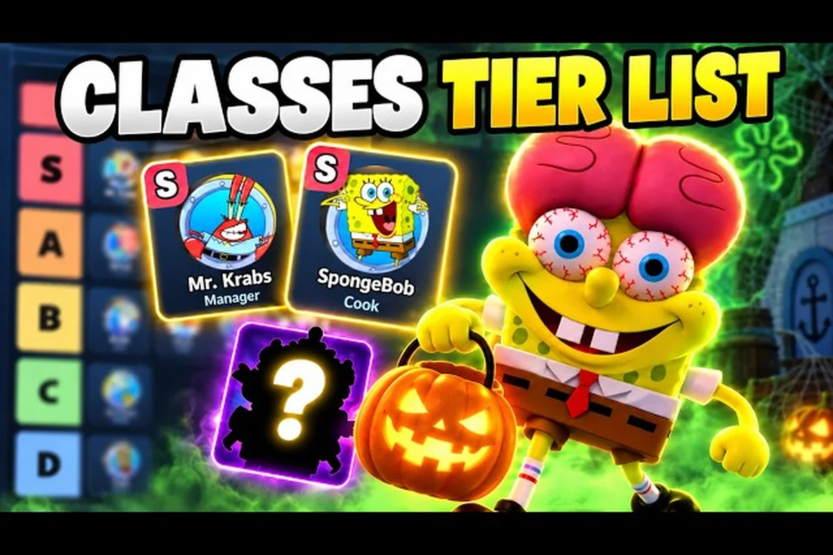 Save the Krusty Krab all classes list with key abilities